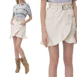 NWOT Isabel Marant Etoile Roan Khaki Skirt